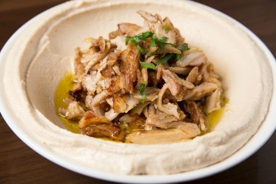 Shawarma over Hummus